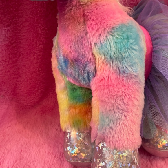 Build A Bear Tie dye Unicorn with multicolored skirt - Picture 5 of 12